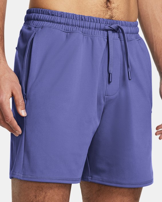 Men's UA Meridian Shorts, Purple, pdpMainDesktop image number 3